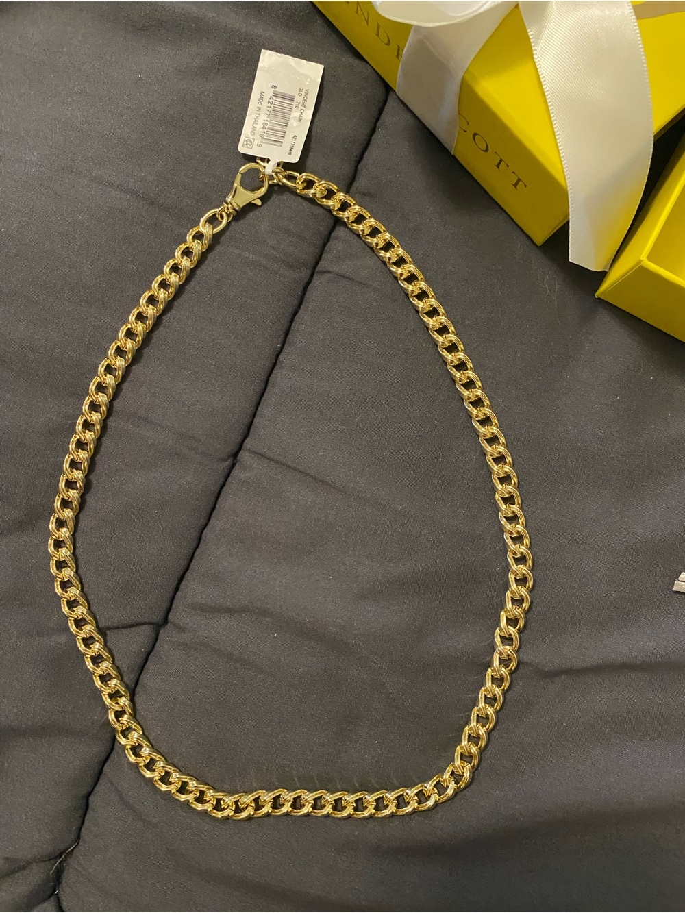Kendra Scott Vincent Gold Chain Necklace 20” (Gold) - Picture 3 of 12